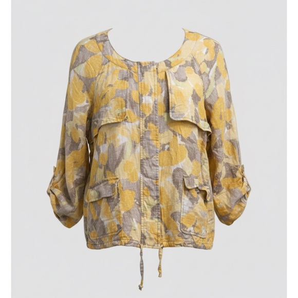 Lark Lane Linen Floral Jacket - Picture 2 of 8